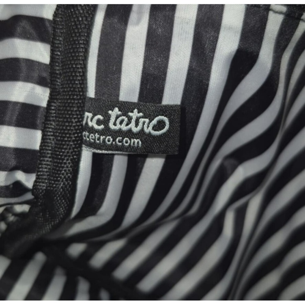 Marc Tetro Westie Terrier black adjustable mini backpack zip up pockets - Picture 6 of 12